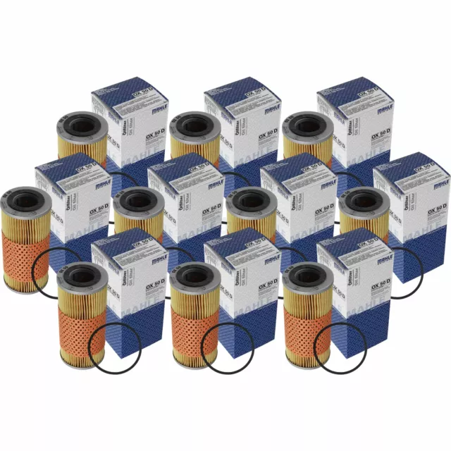 10x MAHLE/KNECHT OX 50D Filtro Olio Idraulico per Cambio Automatico Jaguar