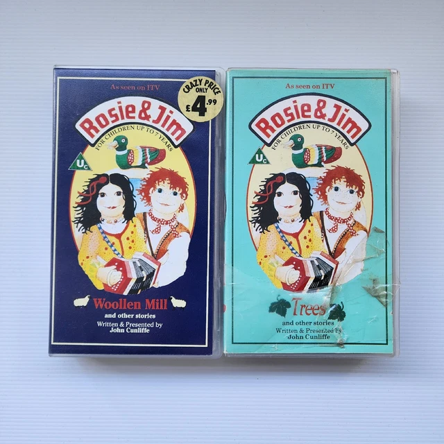 ROSIE AND JIM VHS Tape Bundle Rare VGC Free Postage £25.09 - PicClick UK