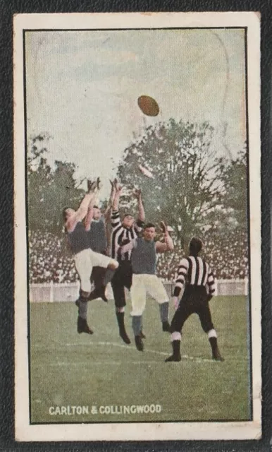 Sniders & Abrahams Australia Footballers 1904 Incidents Carlton & Collingwood.