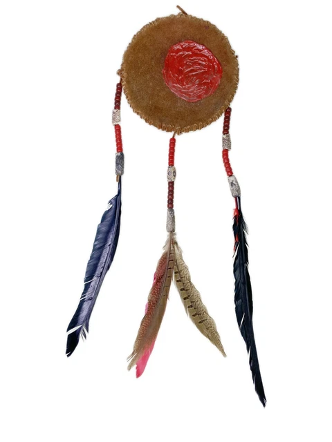 Native Dream Catcher Leather Feathers Beads