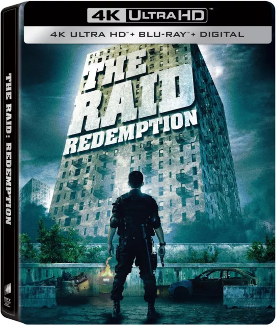 The Raid: Redemption SteelBook (4K Ultra HD + Blu-ray + Digital (4K UHD Blu-ray)