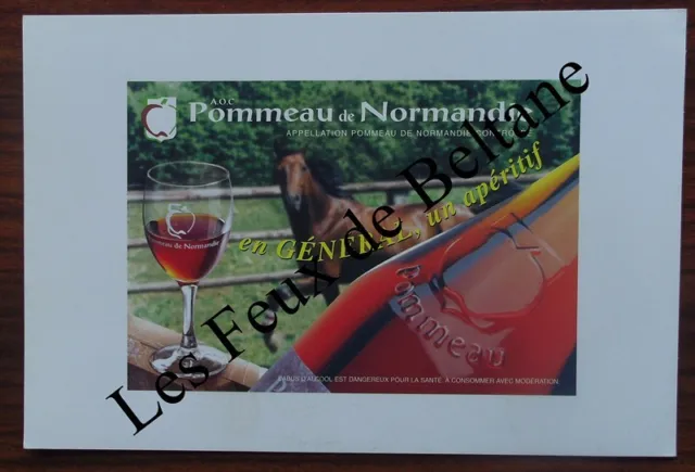Carte postale Pommeau de Normandie, aperitif  CPSM