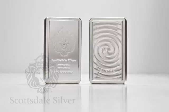 10 oz Scottsdale STACKER® Silver Bar .999 Silver #A182 2