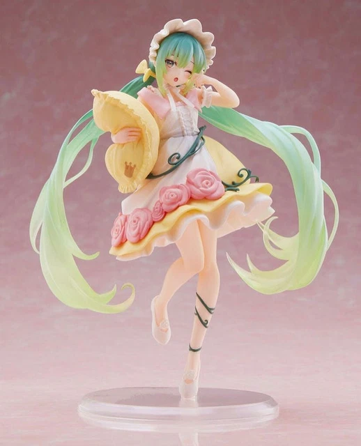 Figura Anime Miku In PVC - Statuetta Da Collezione Con Cappello A Forma Di Procione - 18 Cm - Regalo Per Fan E Collezionisti - 4