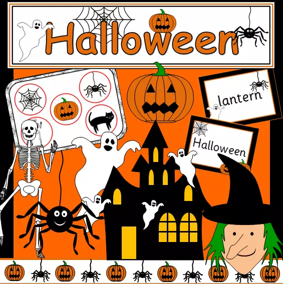 HALLOWEEN topic  - teaching resource pack -teacher/ childminder to PRINT- Autumn