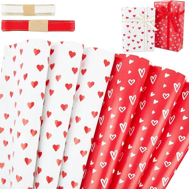 Sábanas envolventes Love Heart Años 6' aniversario de boda pre R5A4