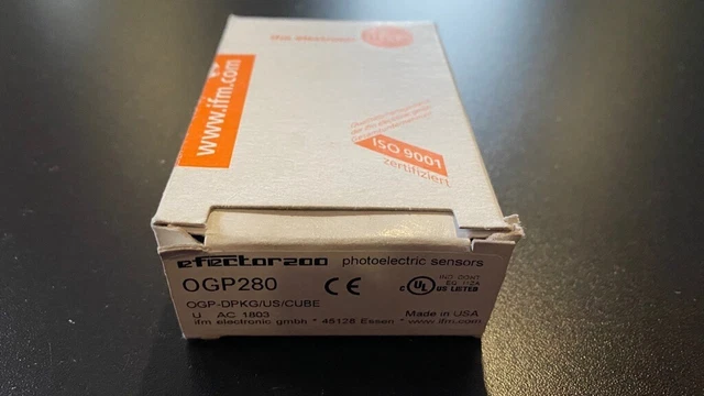 Capteur photoélectrique rétroréfléchissant IFM OGP280 /#Z W1S 3618