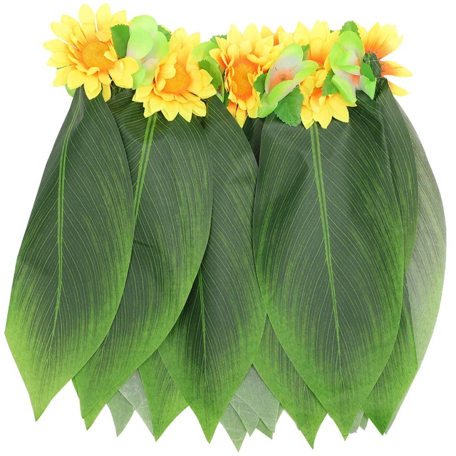 costumes hawaïens pour femmes Festival Party Performance Leaf Hula Jupe Party Co