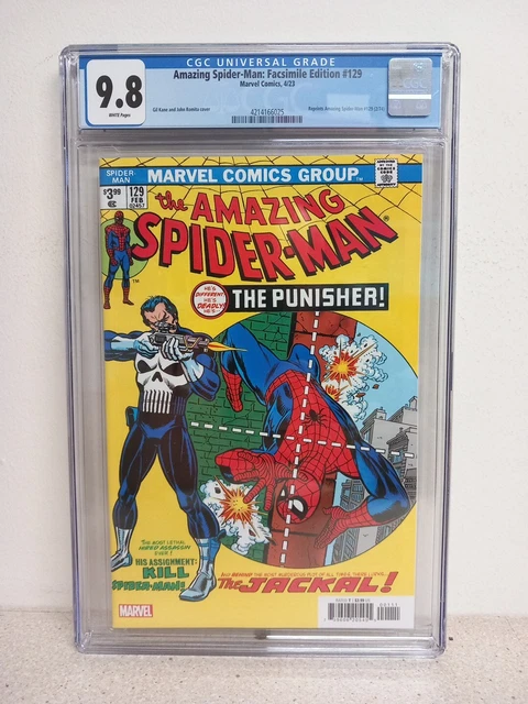 RARE AMAZING SPIDER-MAN #129 FACSIMILE EDITION Marvel 2023 CGC 9.8 🔥🔥