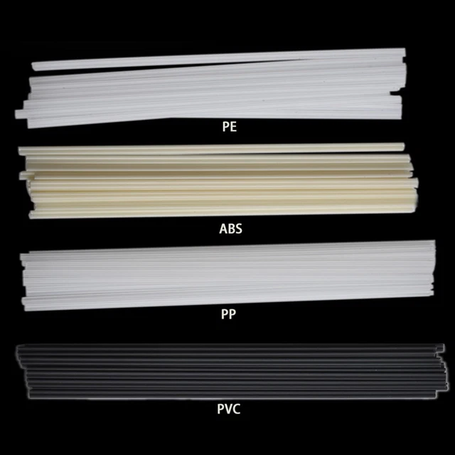 Plastic Welding Rods ABS/PP/PVC/PE Welding Sticks Plastic Welder 50 Pcs/set
