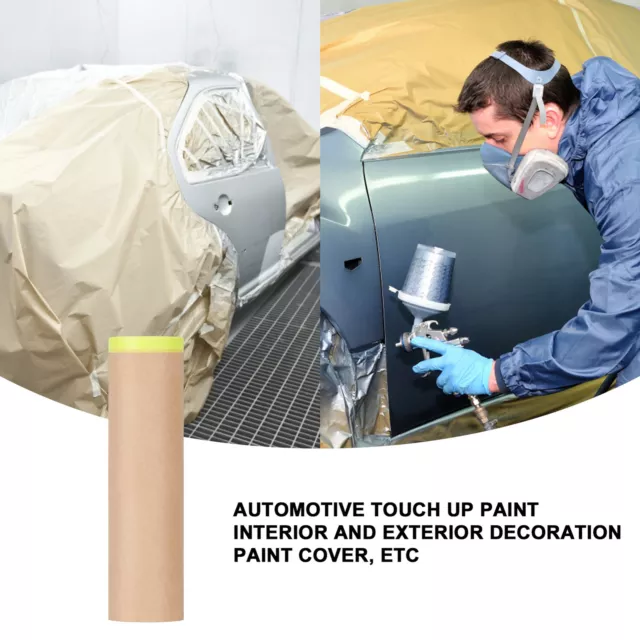 18 in Masking Paper for Painting Tape Drape Car Furniture Protection Cover