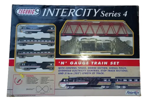 Technic 9 Intercity Gauge N Train Express Set Serie 4 Peterkin Alimentado por Batería