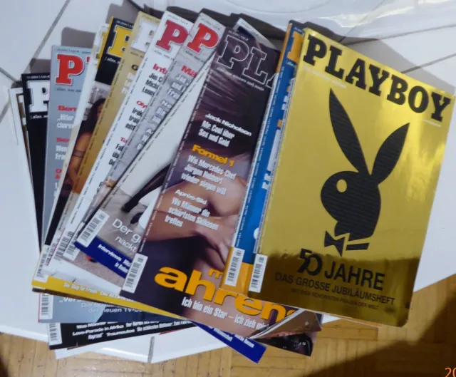 12 x Playboy Zeitschrift Jahrgang 2004