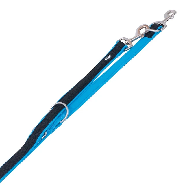 Nobby Hunde Führleine Mesh Preno hellblau, diverse Größen, NEU