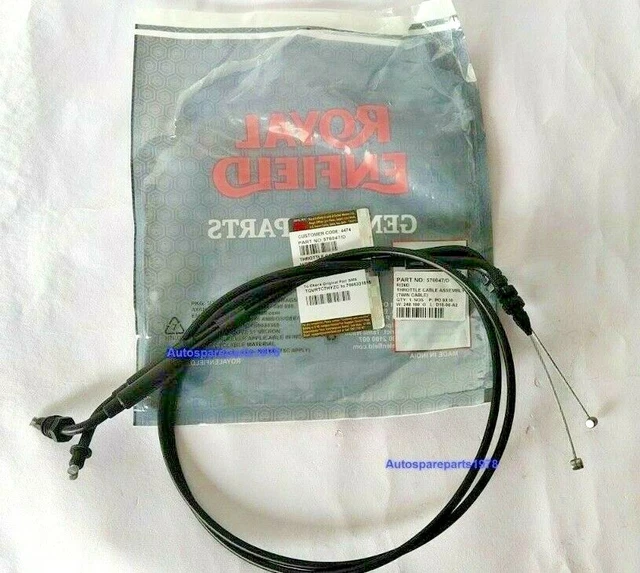 ROYAL ENFIELD INTERCEPTOR & Conti Gt 650 Throttle Cable Assy 576047/D
