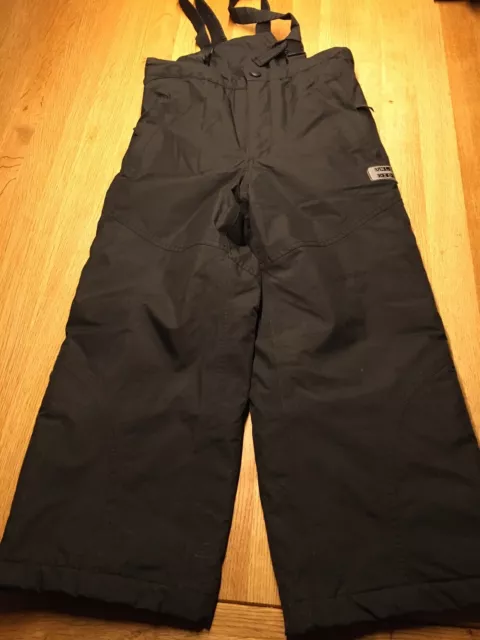 Ski- / Latzhose Unlicensed, Größe 116, schwarz, gebraucht