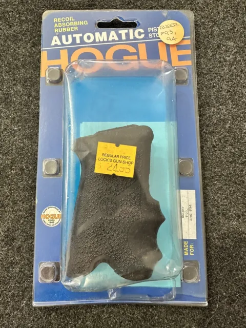 HOGUE 94000 Automatic Soft Rubber Grips For Ruger P93 & P94