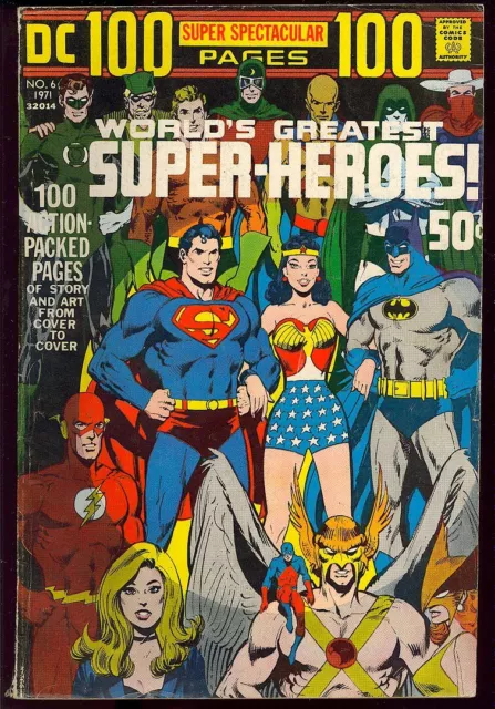 DC 100 Page Super Spectacular #6 Batman Wonder Woman Giant Comic 1971 VG+