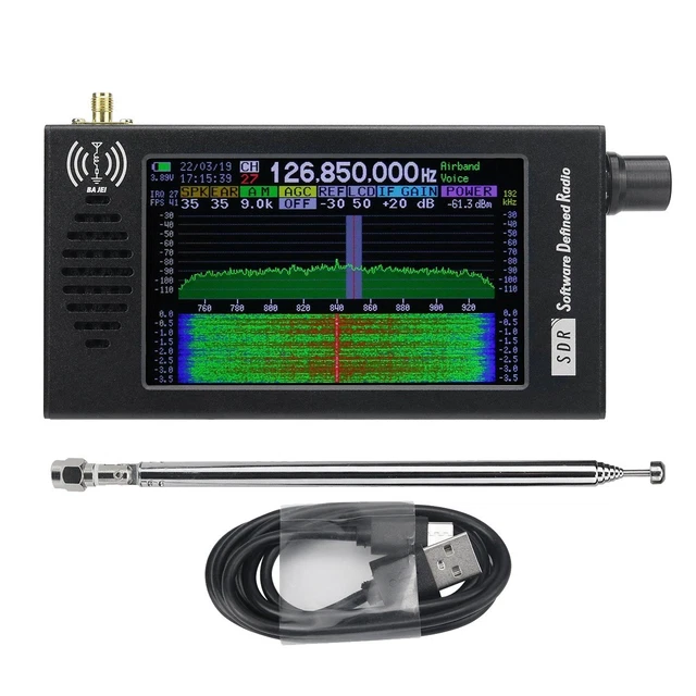 Kit SDR Portapack H2 Mini + 5 Antennes - Récepteur Radio Logiciel Pour Radioamateurs