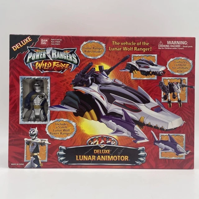 POWER RANGERS WILD Force Luxator Vehículo 2002 Coleccionable Nueva