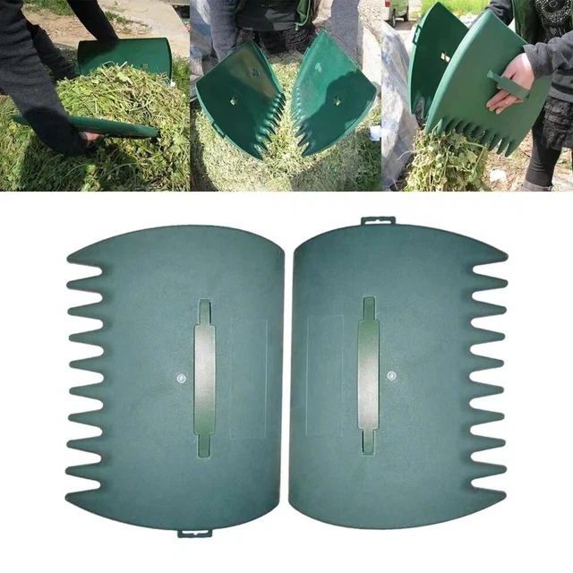 Outil de collection de feuilles design ergonomique pour une utilisation en exté