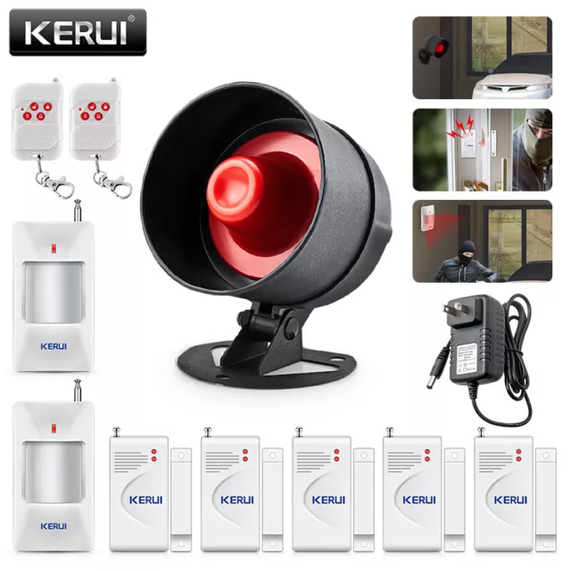 Kerui Wireless Home Alarm System Standalone Security Door Window Sensor Detector