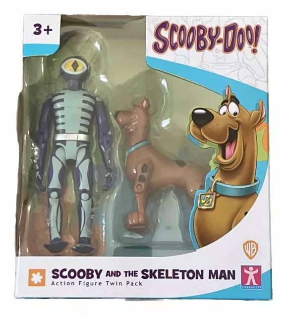 NEW Scooby Doo Twin Figure Pack - Scooby and The Skeleton Man