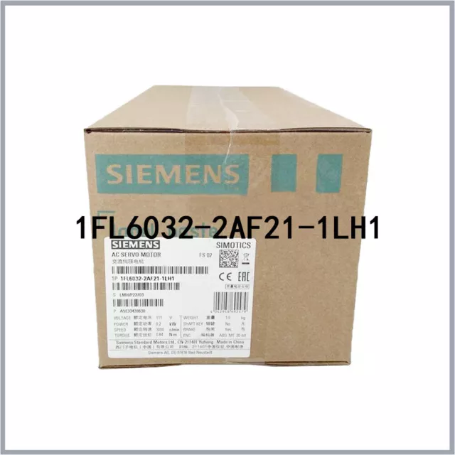Siemens 1PCS ORIGINAL MANUFACTURER 1FL6032-2AF21-1LH1 Fast Shipping SERVO MOTOR
