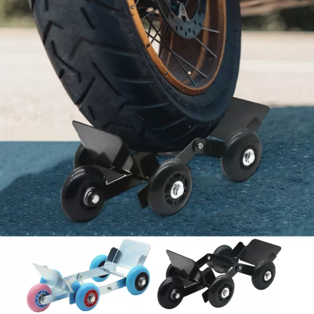 Motorcycle Moving Trailer For Motorbike Auto Electric Bike Flat Tire Carrier 2