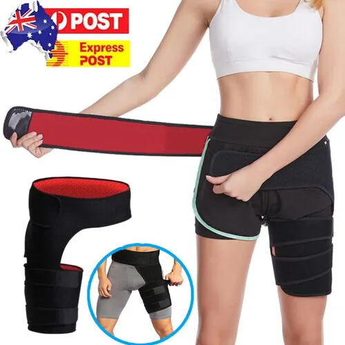 Hip Brace Compression Groin Support Wrap for Sciatica Pain Relief Thigh Unisex