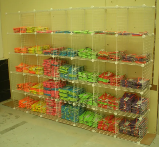 Black Shelf Unit Shop Retail Merchandising Display Stand Warehouse Stock Storage