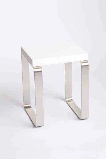 Sgabello Repabad Orlando bianco sgabello bagno fino a 130 kg sgabello doccia