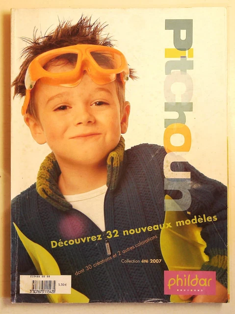 Catalogue De Tricot Phildar Pitchoun N°485 - Printemps-Été 2008 - Modèles Enfants - Occasion