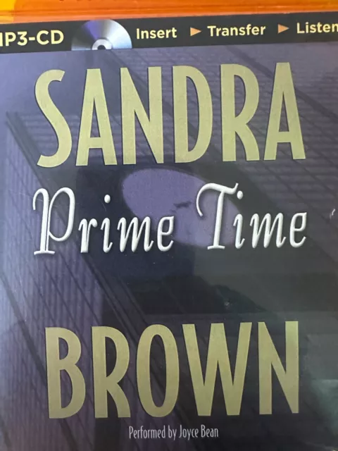 SANDRA BROWN - Prime Time MP3 CD AUDIOBOOK AS NEW!