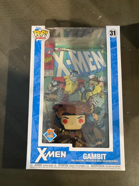 Funko Pop! Comic Cover: Marvel - X-Men #1 (1991) Gambit Vinyl Figure #31 PX Excl