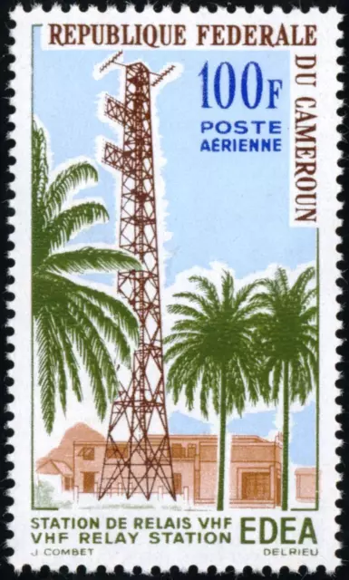 Kamerun Cameroon nº A 58 1963 Line Hertzschen Wellen (VHS) Douala-Yaounde
