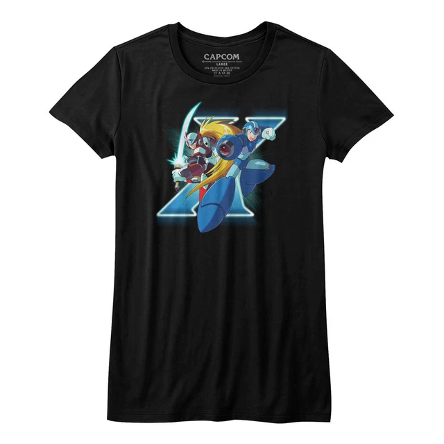 MEGA MAN X And Zero Capcom Video Game Women's Fitted T Shirt £22.15 ...