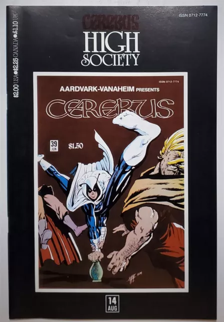 Cerebus High Society #14 (Aug 1990, Aardvark-Vanaheim) FN/VF