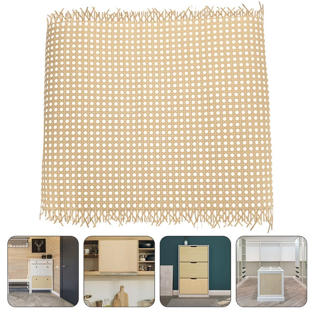 Cane Mesh Webbing Rattan Webbing Roll Handwoven Rattan Net Hand Decor Household