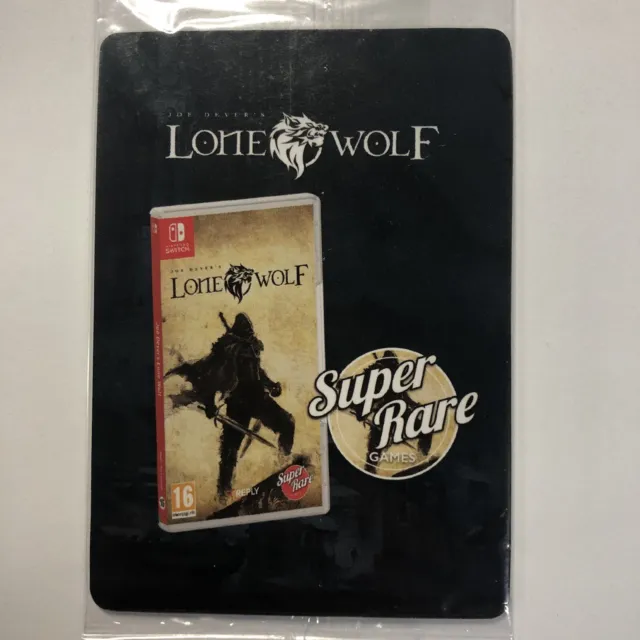 Lone Wolf Video Game Sealed 4 Trading Card Pack Super Rare Games SRG Exclusive