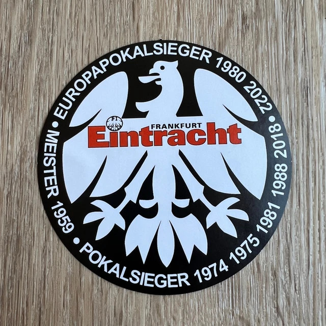 EINTRACHT FRANKFURT AUFKLEBER Sammlungsauflösung SGE Sticker Ultras