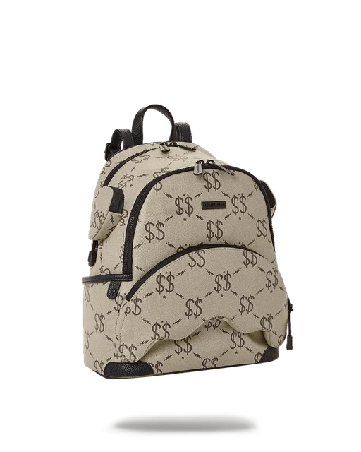 Sprayground DOUBLE DRIP BACKPACK BROWN BLACK GOLD CHECKERED 910B3069NSZ  Paris