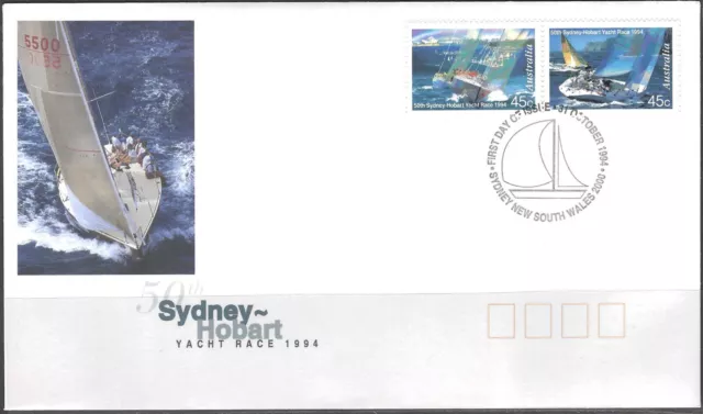 Australia - 1994 First Day Cover - Sydney to Hobart Boat Race - Sheet Stamps