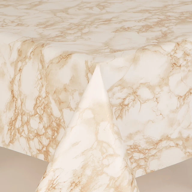 Einfache Bedruckte Marmor Granit Stein Optik Pvc Öl Vinyl Kunststoff Tischtücher
