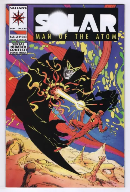 Solar Man Of Atom  #25  (Valiant 1991)   Vf-Nm