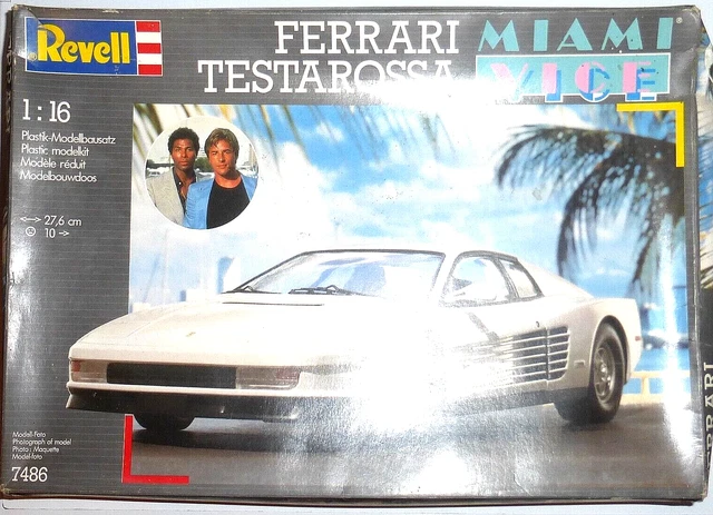Maquette Italeri 1/16 Ferrari Testarossa - Kit à Assembler - Occasion