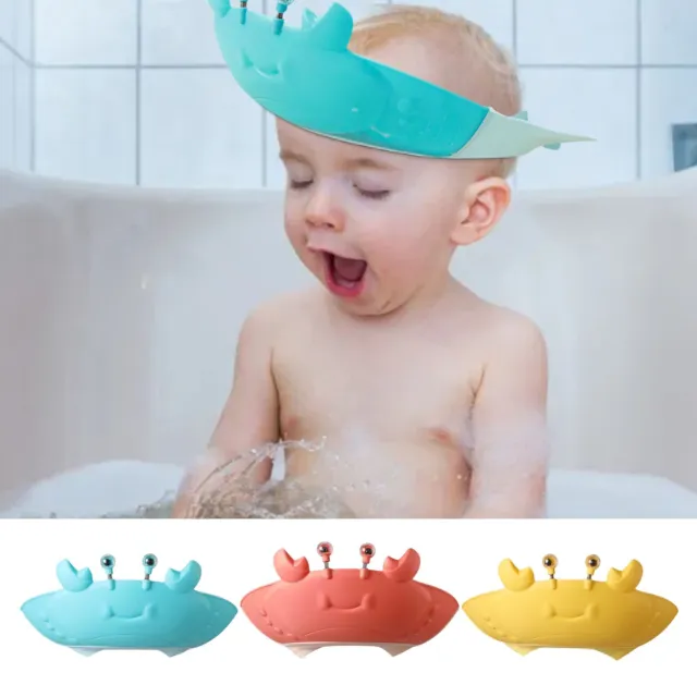 Children's Shampoo Cap Ear Crab Shampoo Cap Silicone Adjustable Children's Ear