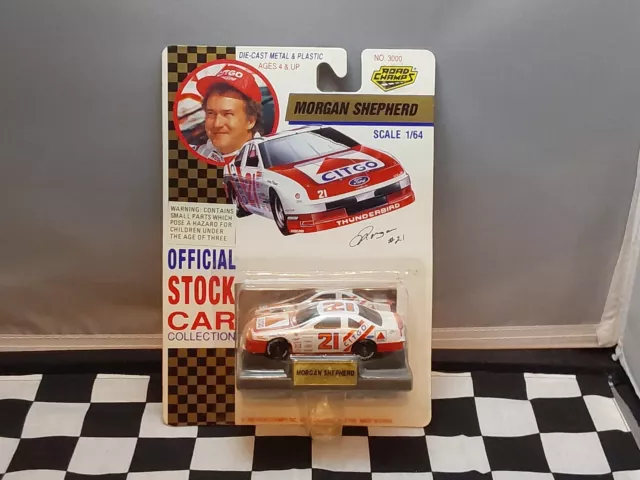 Road Champs Morgan Shepherd #21 Official Stock Car Collection 1/64 scale Diecast