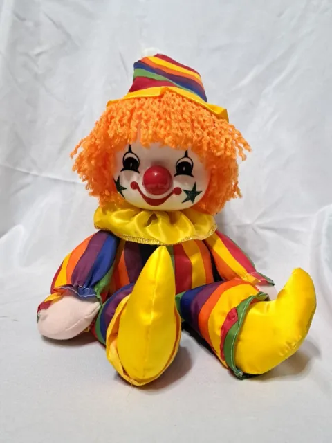 Vintage Wind Up Musical Clown Animated Made In MALAYSIA GREAT CONDITION TESTED
