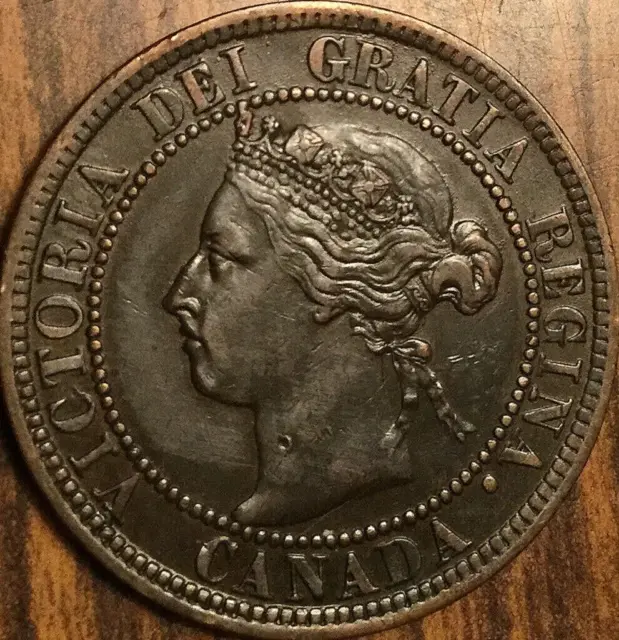 1898H Canada Large Cent Penny Coin